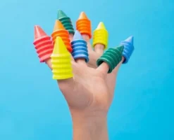 6 Crayones dedo Omy