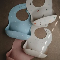 Babero silicona confetti vainilla