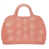 bolso de playa retro rosa vintage