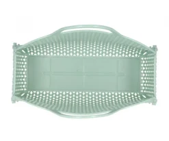 Bolso de playa retro verde menta