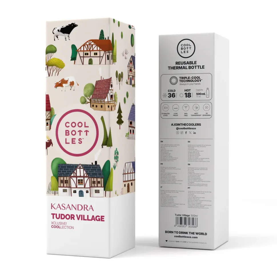 Botella de agua Tudor Village 500ml