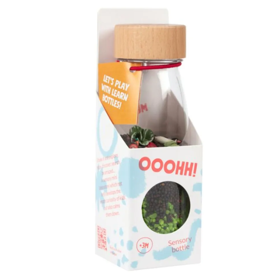 botella sensorial aprende las verduras