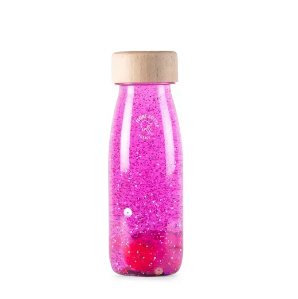 botella sensorial float rosa