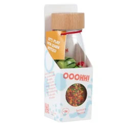 botella sensorial aprende las frutas