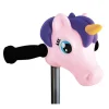 Cabeza micro unicornio rosa y morado