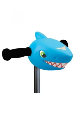 Cabeza patinete tiburón azul