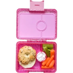 Caja almuerzo Yumbox snack glitter rosa