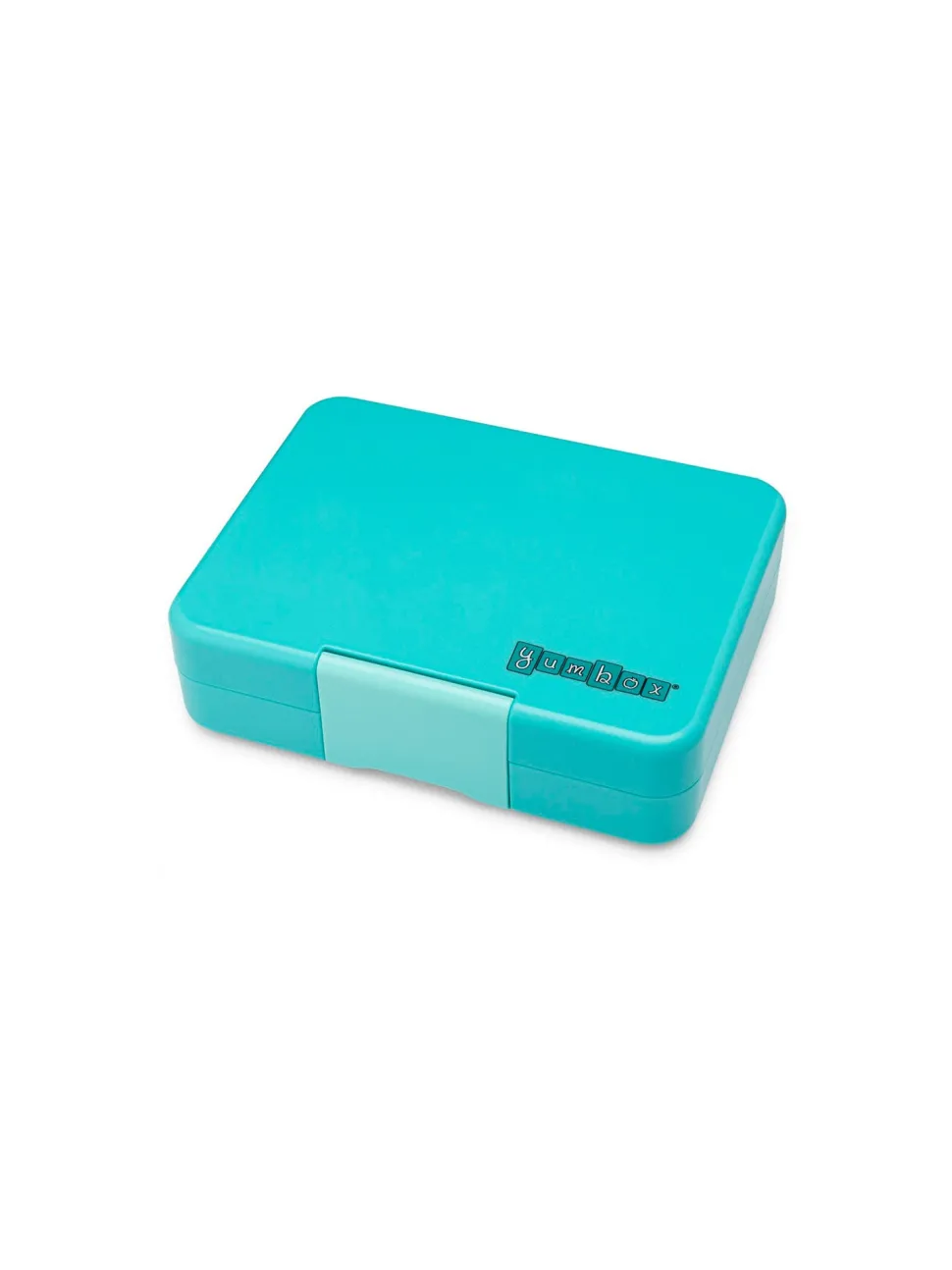 Caja almuerzo Yumbox snack 3 compartimentos rainbow aqua