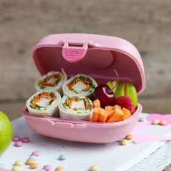 caja merienda Monbento rosa blush