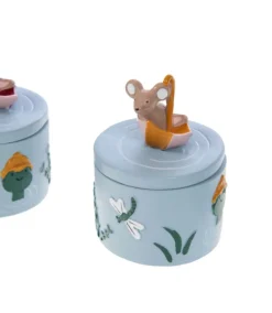 Caja ratón dientes paragua + colores
