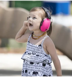Cascos anti ruido 3-10 años fucsia