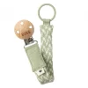 Chupetero BIBS Trenzado Sage/Ivory