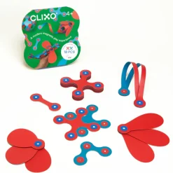 Clixo itsy pack flamingo-turquesa 18 piezas