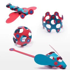 Clixo itsy pack flamingo-turquesa 18 piezas