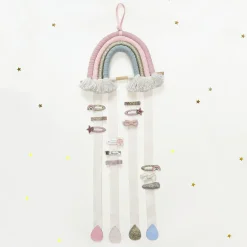 Colgador de clips arcoiris