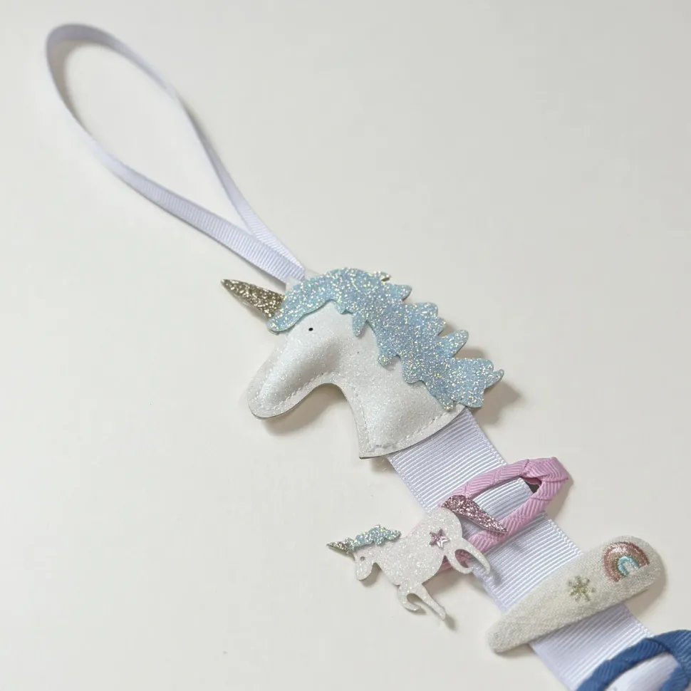 Colgador de clips unicornio