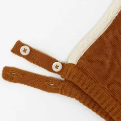 conjunto bebé gorro y botines zorro