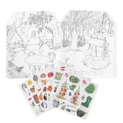 Cuaderno de pegatinas el jardinero