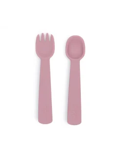 Cubiertos Feedie rosa empolvado