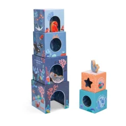 Cubos apilables Aventuras de Paulie Moulin Roty