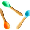 Cucharas verde, naranja y azul eco rascals
