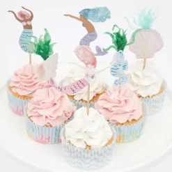 Cupcakes sirenas Meri Meri