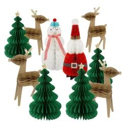 Decoración personajes navidad meri meri