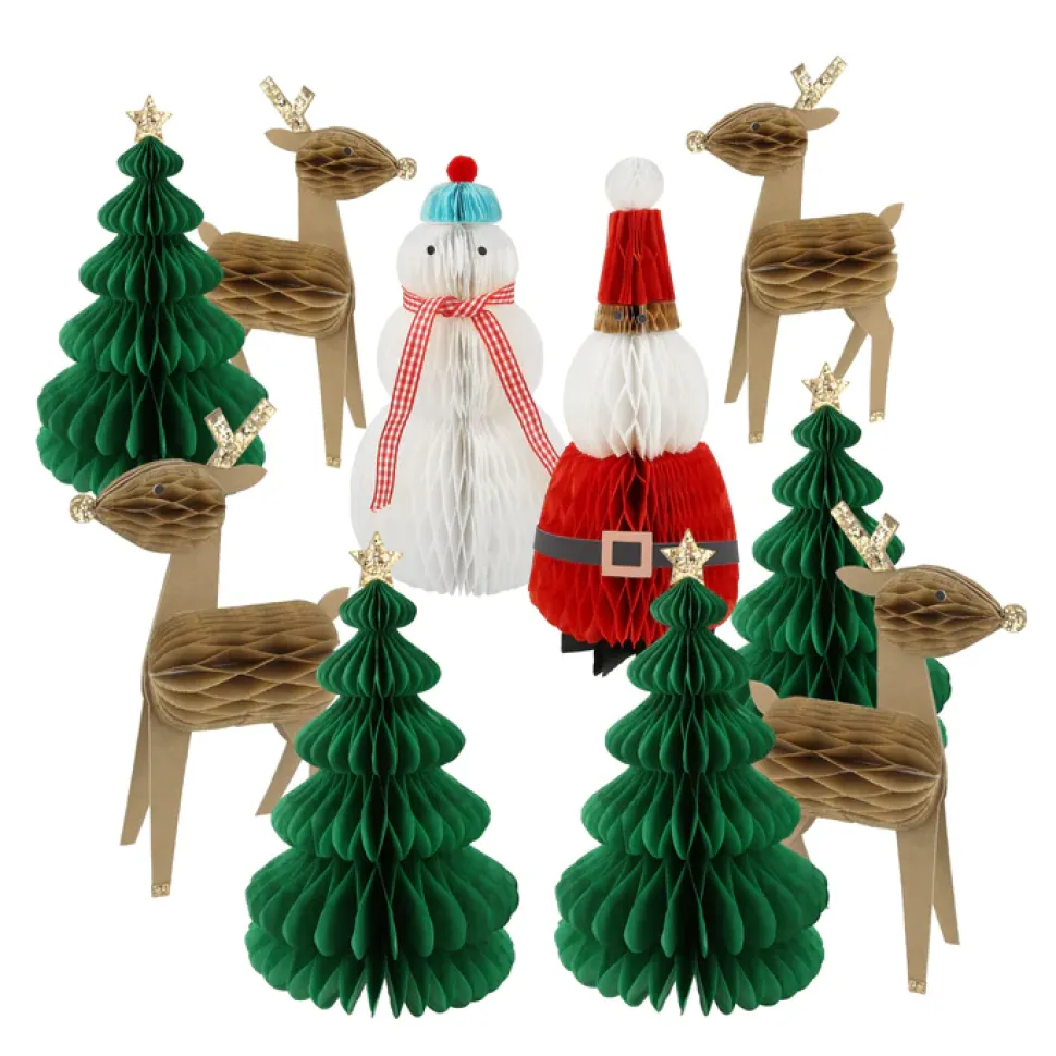 Decoración personajes navidad meri meri