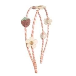 Diadema flores y fresas rockahula