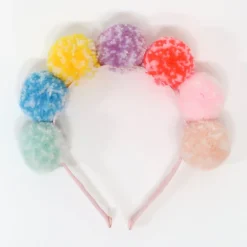 Diadema de pompón de arco íris Meri Meri