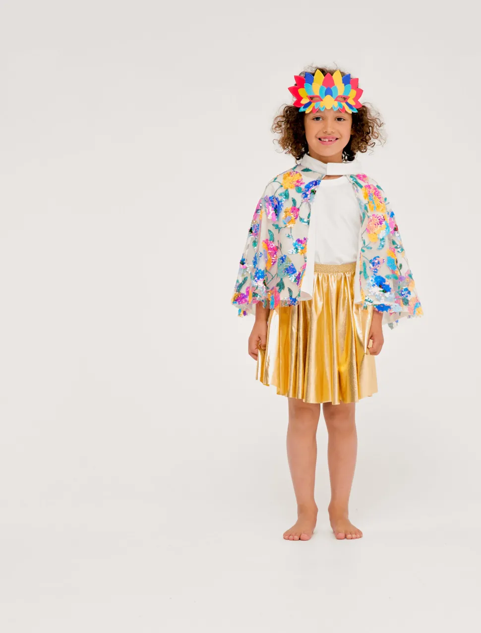 Disfraz capa flores Ratatam