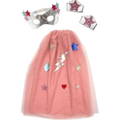 Disfraz de súper heroina rosa Meri Meri