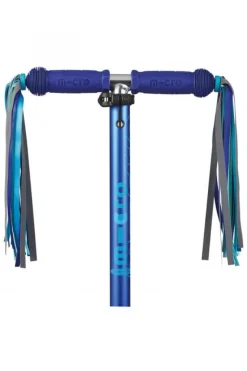 Flecos patinete manillar azules