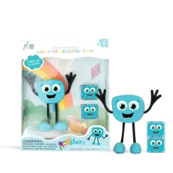 Glo Pals personaje + 2 cubos luz blair azul