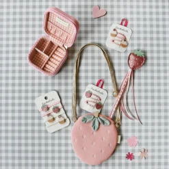 Gomas de fresa y cupcakes