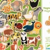 Imanes madera animales