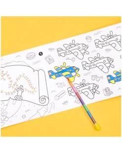 Juego de bolsillo para colorear Atlas+8 pinturas