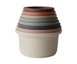 Juego de cubos apilable pastel