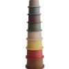 Juego de cubos apilable retro