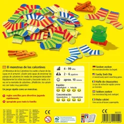 Juego de mesa El monstruo de los calcetines