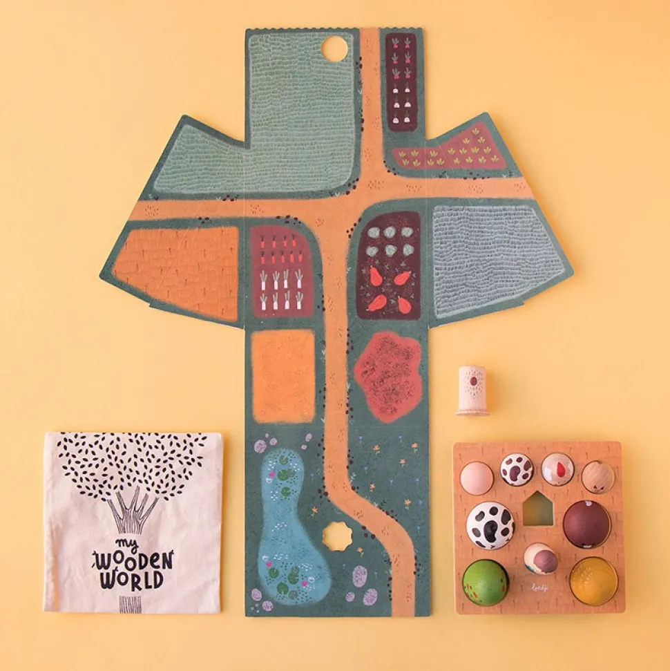 Juego de mesa my wooden world farm