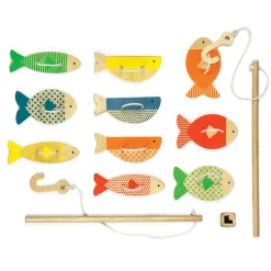 JUEGO DE PESCA MADERA NEÓN