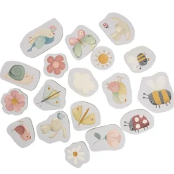 Juguetes de baño de mariposas y flores