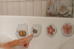 Juguetes de baño de mariposas y flores