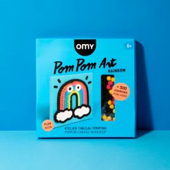 Kit de pompones arcoiris