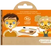 Kit de maquillaje 3 colores león y jirafa