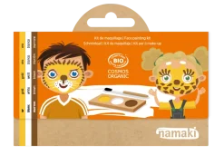 Kit de maquillaje 3 colores león y jirafa