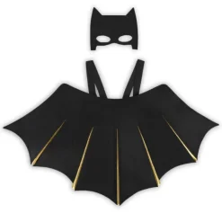 Kit de murciélago negro dorado