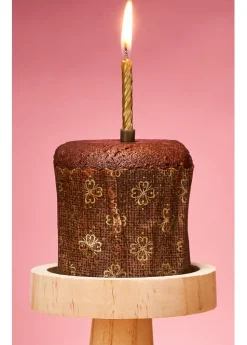 Lata redonda brownie confeti happy birthday