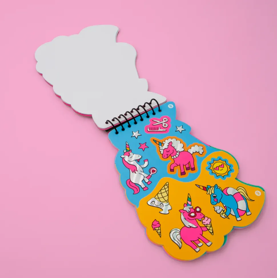 Libreta de pegatinas Unicornio